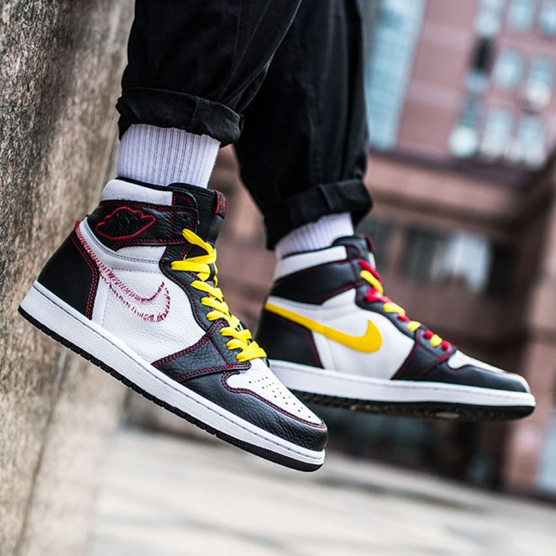 耐克nikeaj1highog男女同款复古百搭减震防滑耐磨透气舒适篮球鞋男鞋