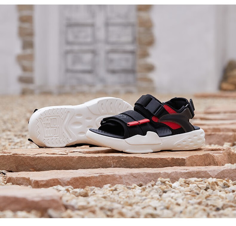 安踏c37凉鞋男2022夏新品运动休闲鞋外穿户外软底凉拖舒适沙滩鞋运动