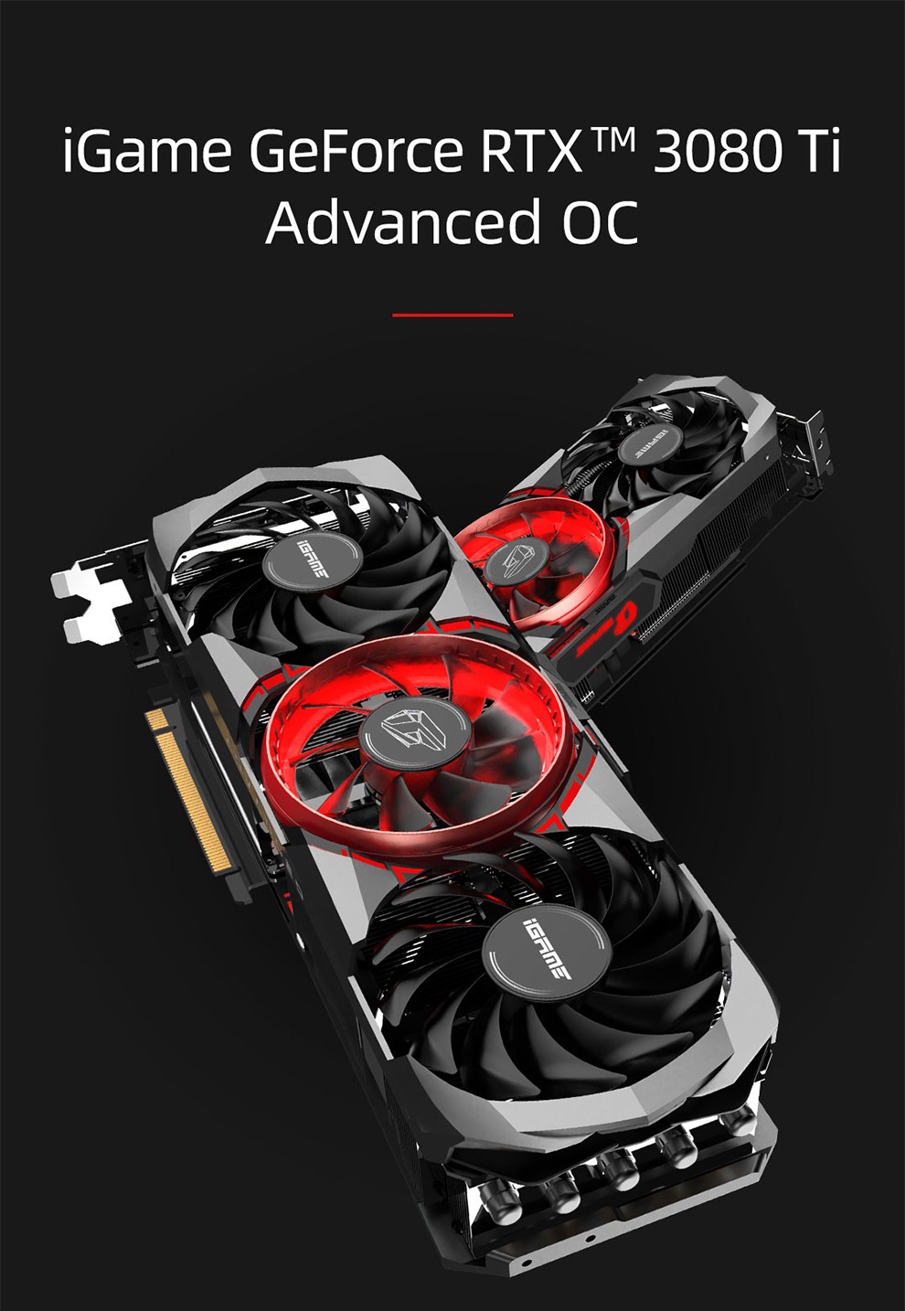 七彩虹colorfulrtx3080ti战斧火神台式电脑10g12g独立显卡rtx3080ti