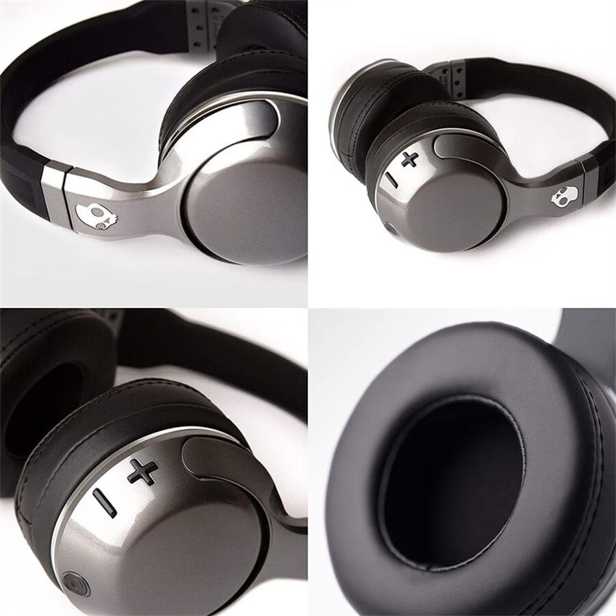 斯酷凯蒂skullcandyhesh2骷髅头蓝牙耳机耳麦无线音乐耳机头戴式带