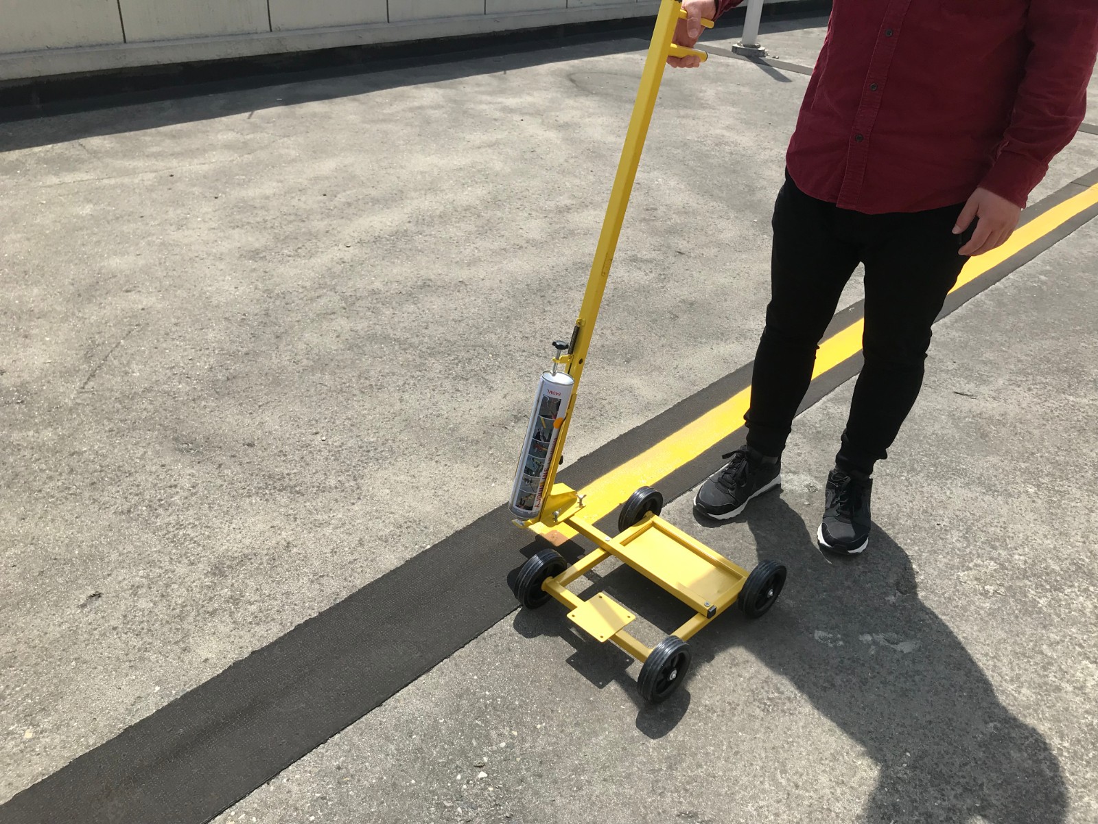 油漆划线车道路画线车划线机工厂车间仓库画线器停车位划线器m1型m1型