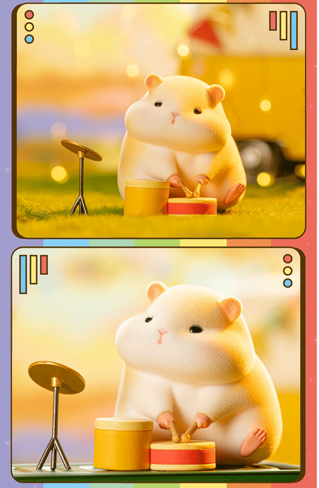 盲集仓鼠克拉克盲盒手办道具玩具摆件生日礼物圣诞礼物 仓鼠克拉克二