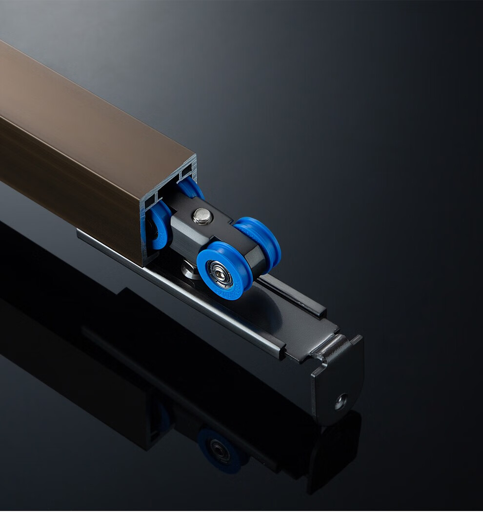 亚固yagu静音双向阻尼缓冲吊轮滚轮滑轮实木推拉门吊轮移门轨道吊滑轮