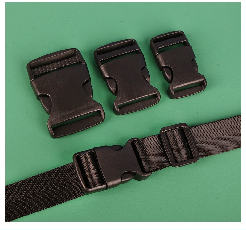 可狄(kedi)加厚背包扣卡扣插扣塑料黑色书包带子扣环日字扣头盔绳扣