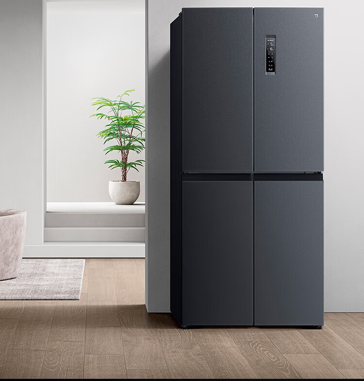 小米米家430升双变频级能效十字对开门双开门四开门家用电冰箱双档变