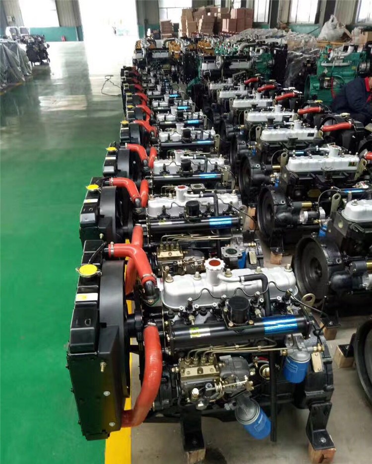 理线家两缸船用柴油机490发动机带离合器低速大马力船用柴油机6105