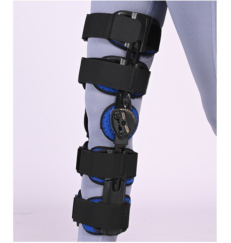 医用膝关节固定支具可调膝盖关节护膝半月板损伤十字韧带撕裂护具下肢