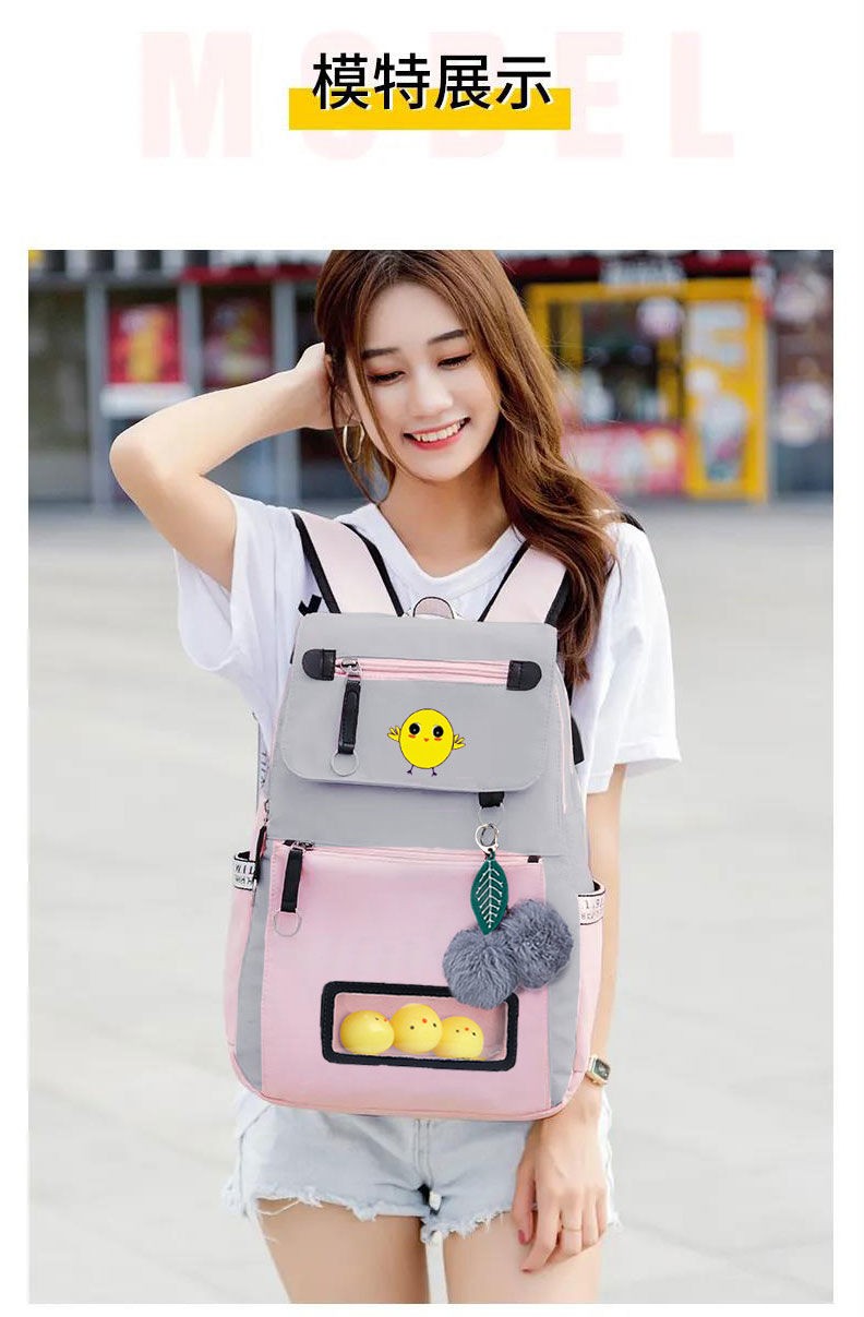 儿童书包女一二三四五六年级女童小学生背包女孩初中生轻便减负可爱防