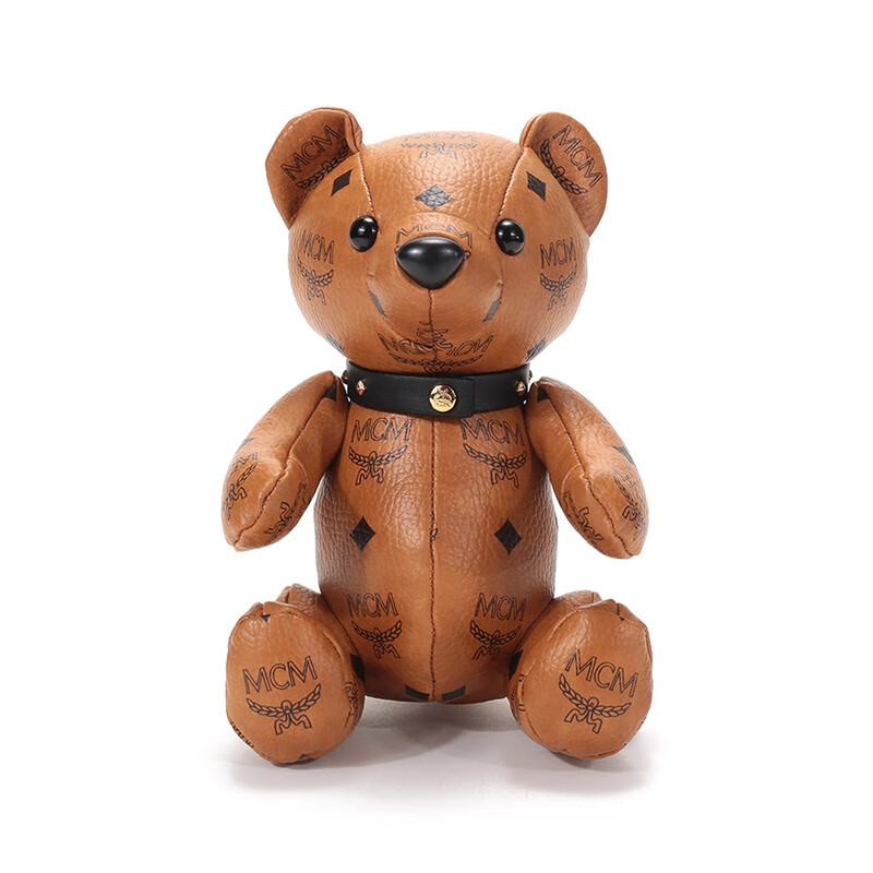 mcm 奢侈品 男女中性涂层帆布visetos小熊公仔玩偶 melbsvd08 co 干邑