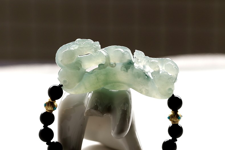 石之富缅甸天然翡翠a货冰种望子成龙手牌【图片 价格 品牌 报价】