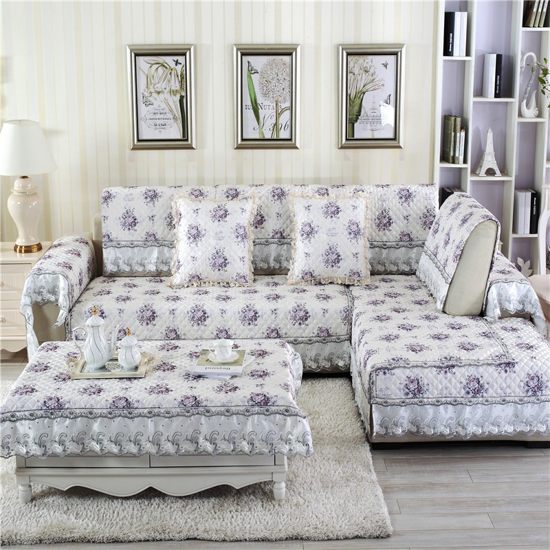 娜代尔沙发垫三件套123沙发坐垫套装3条装沙发套罩高精密锦上添花米黄