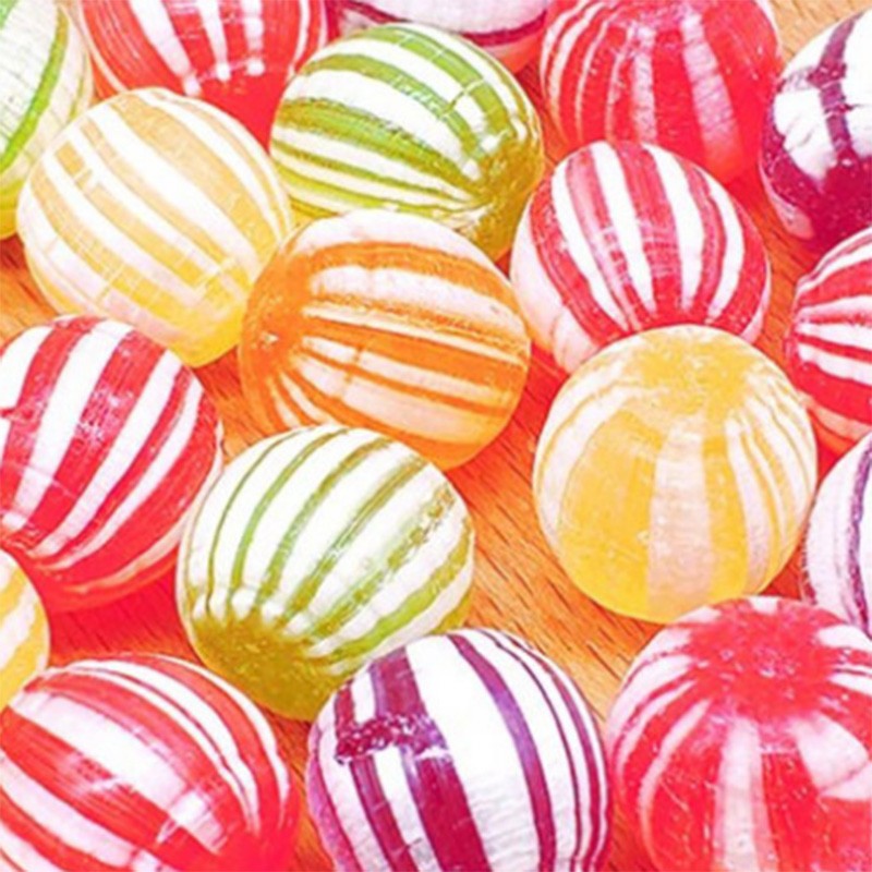 光腚糖老式水果糖500g/罐 东北光糖花糖球传统怀旧圆