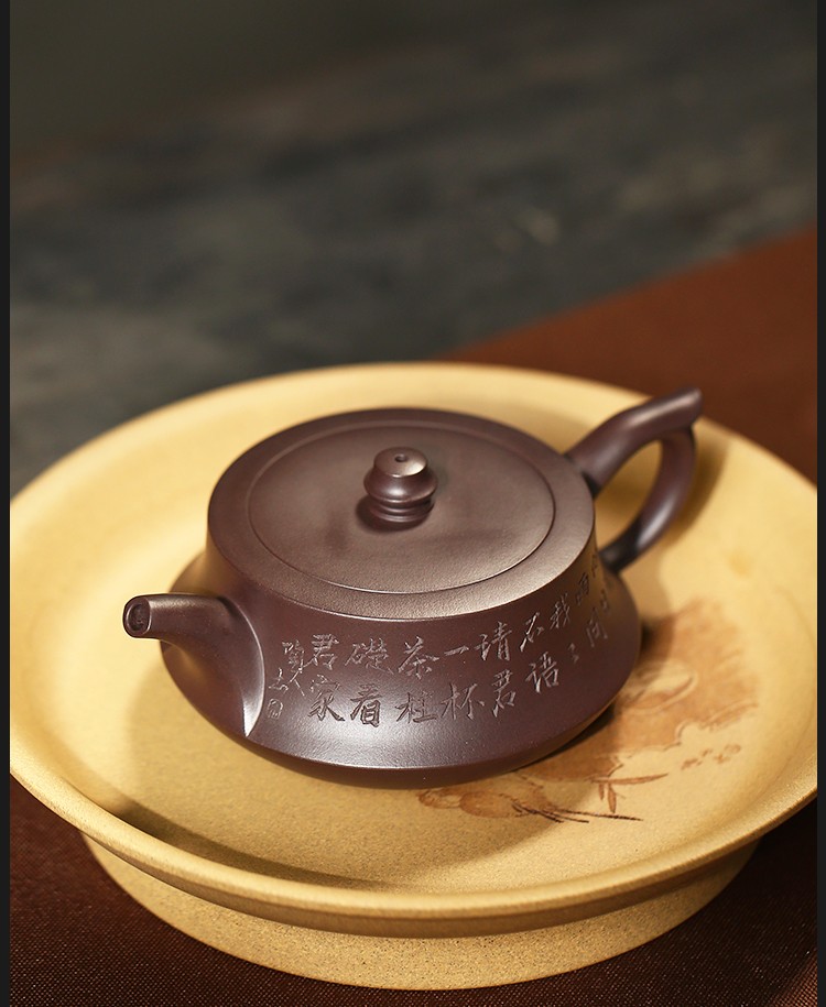【金镶玉许建平雨润紫砂壶】金镶玉 国工许建平老师手工制作 全手工