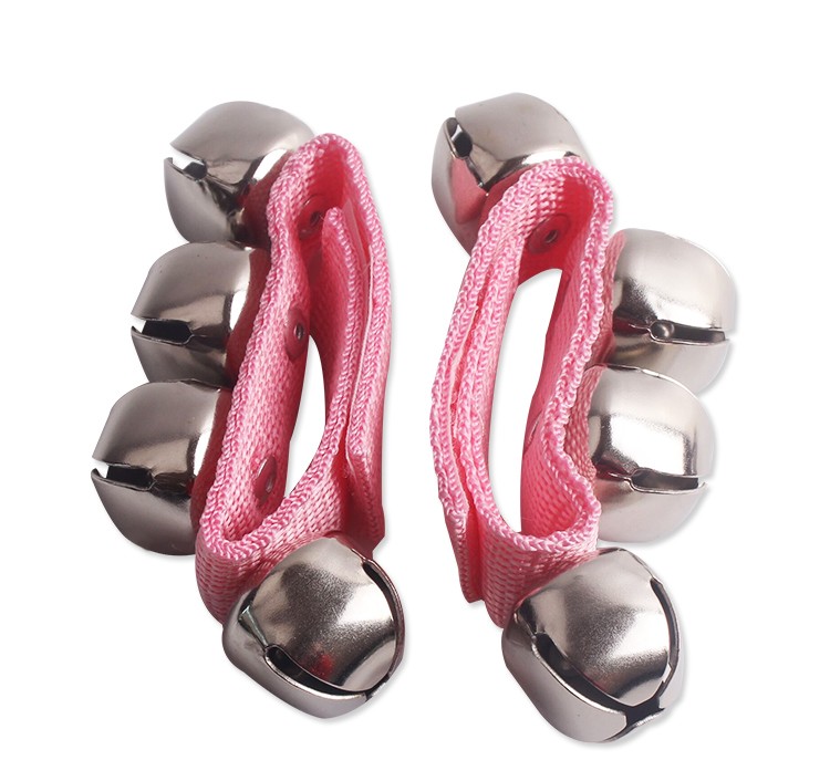 儿童腕铃手铃奥尔夫打击乐器婴儿玩具 幼儿园舞蹈演出早教教具脚铃手