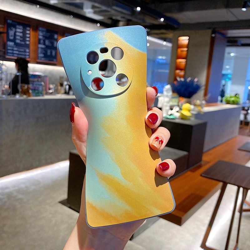 手机壳mate30epro水彩全包镜头防摔硅胶保护套p4030外壳浆果色华为