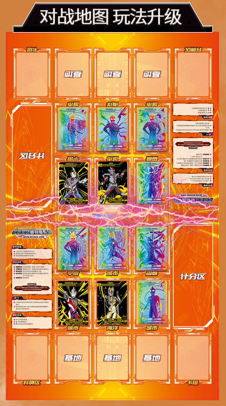 卡游奥特曼卡片炫彩版slr彩虹卡满星金卡全套收集册卡牌第4弹炫彩d版