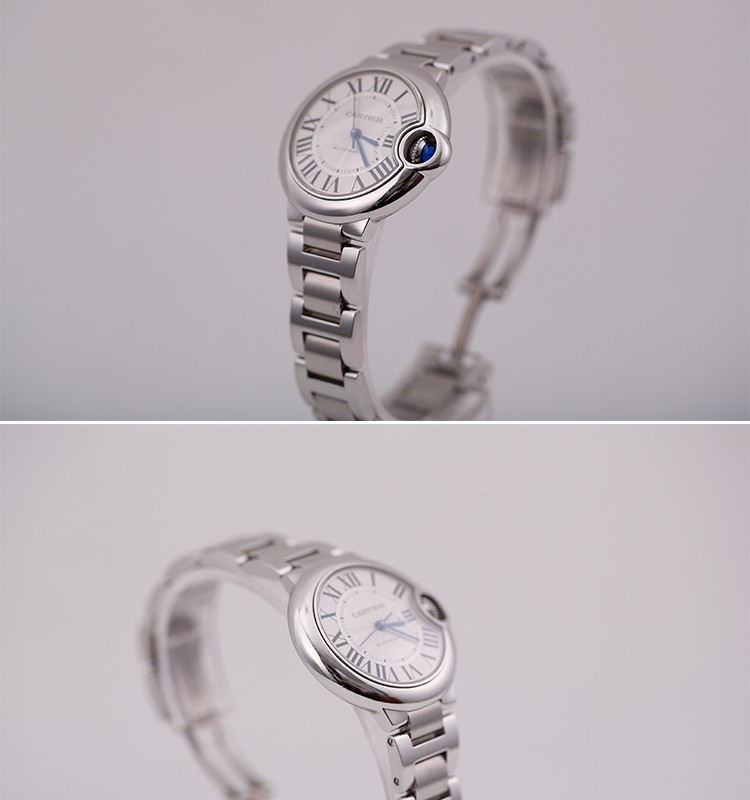 二手95新卡地亚蓝气球系列wsbb0044女士手表精钢自动机械瑞士名表奢侈