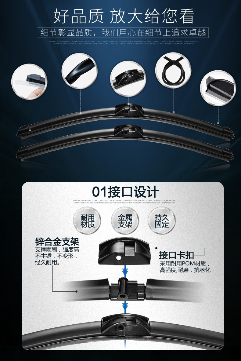 适用奔驰雨刮器b200s350lsmart雨刷r级原装v260ml400唯雅诺gle320