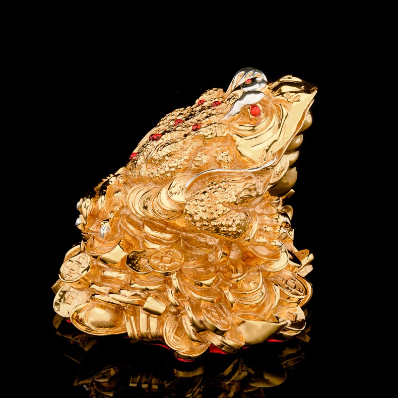 甲门jiamen黄铜鎏金金蟾蜍摆件乔迁新居礼物公司店铺开业礼品送客户送