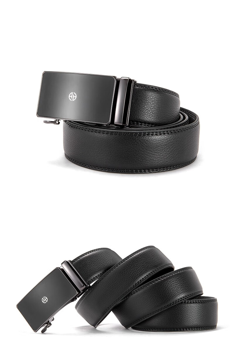 奥康皮带男士真皮自动扣腰带年轻人休闲青年裤带 130【图片 价格 品牌