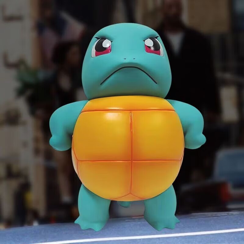 傲娇杰尼龟神奇宝贝宝可梦1:1大号生日礼物摆件抖音同款傲娇的杰尼龟