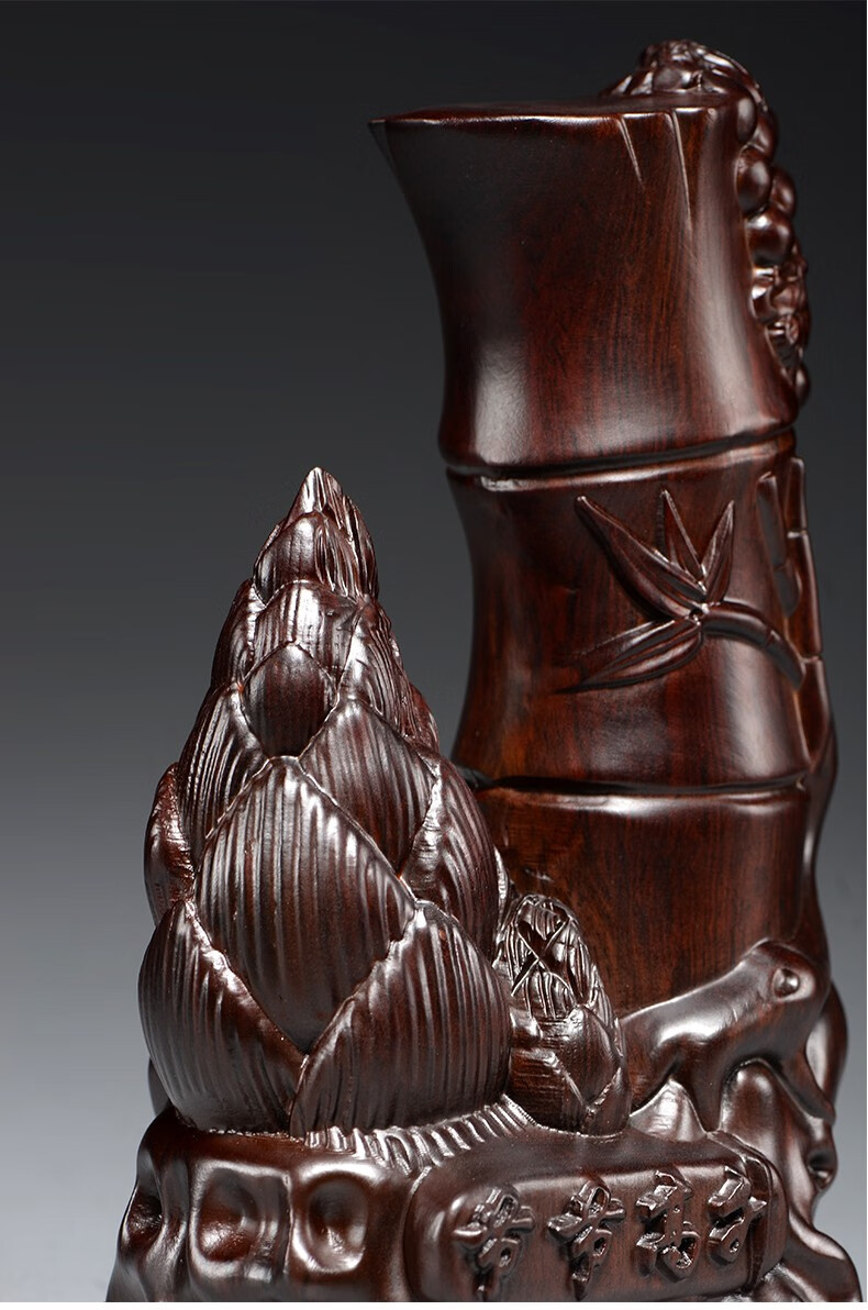 艺永轩木雕节节高升竹子