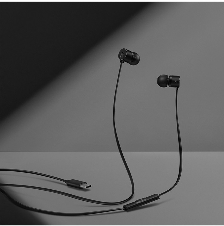 一加耳机银耳2t 手机耳机入耳式通话有线耳机 type-c通用接口 曜岩黑