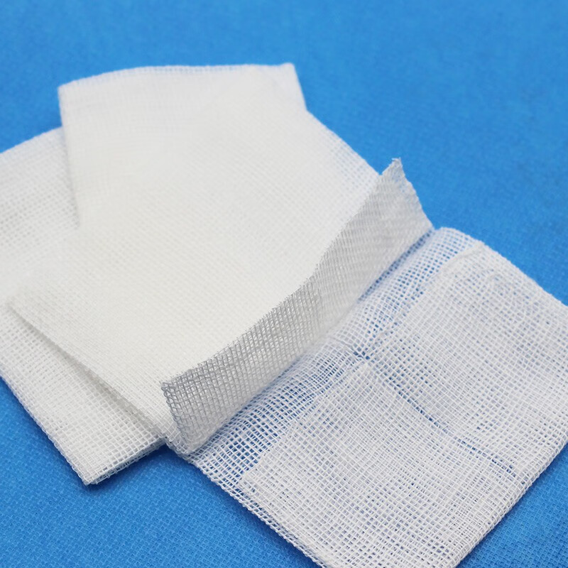 医用纱布块脱脂纱布片绷带卷非无菌消毒纱布块脱脂棉纱布片敷料100片
