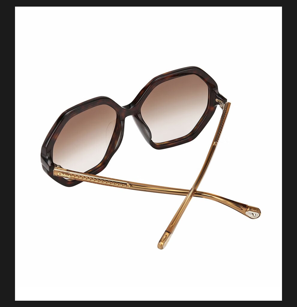 chloe蔻依22春夏新品女士时尚百搭太阳眼镜ch0008sa咖啡色