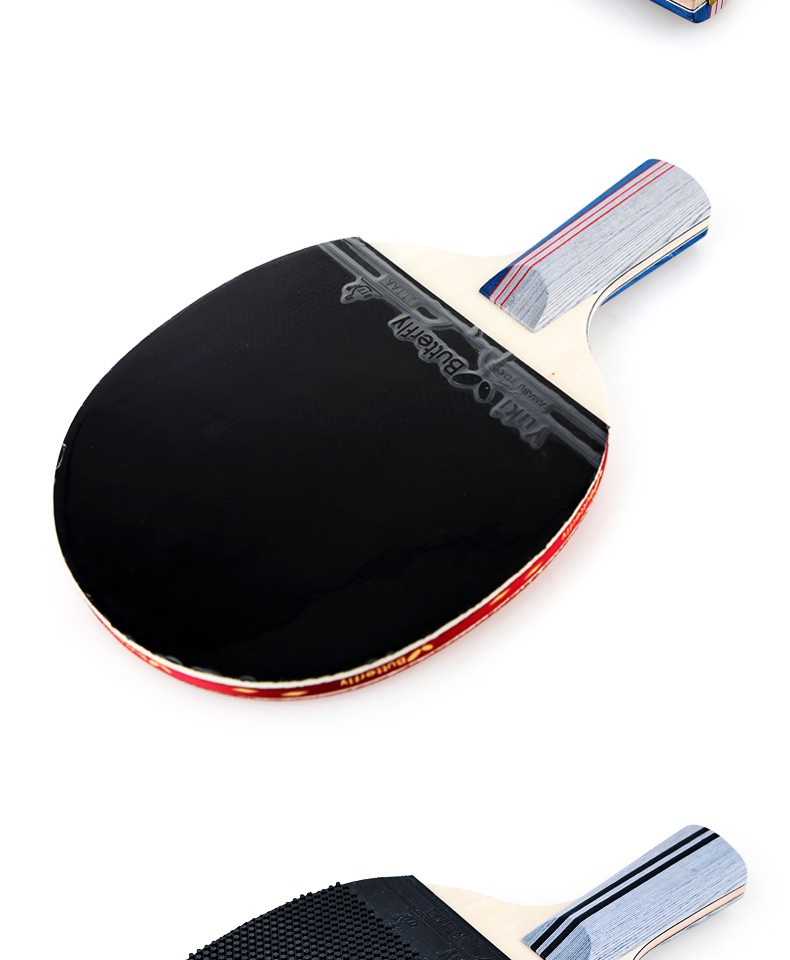 蝴蝶牌四星乒乓球拍tbc401402403兵乓球拍4星乒乓球成品拍一只正反胶