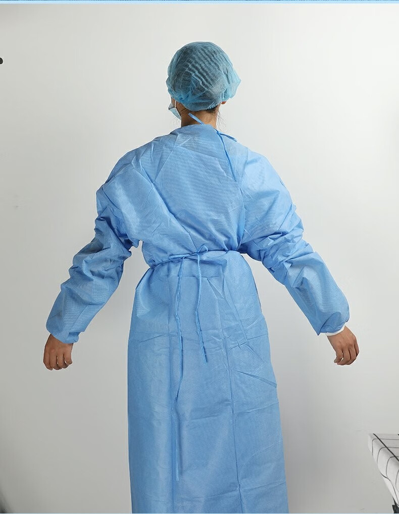 开式简易版隔离服手术洞巾手术垫单医用帽子企业采购手术服120cm130cm