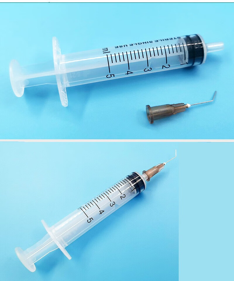 洁瑞威高一次性无菌冲洗器泪道冲洗针5ml 眼科0.