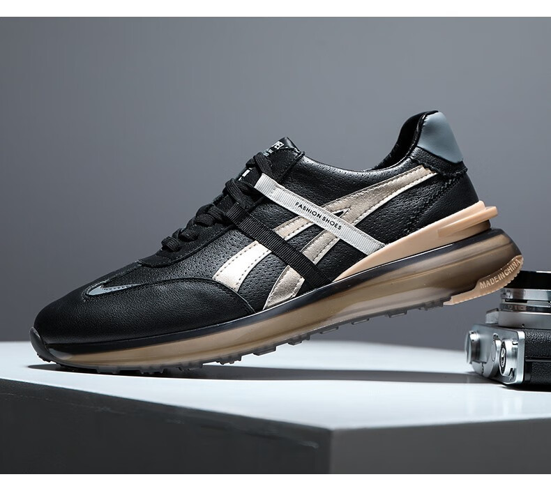 georginagoodman男鞋夏季休闲鞋男2021新款小白鞋男阿甘鞋潮流运动