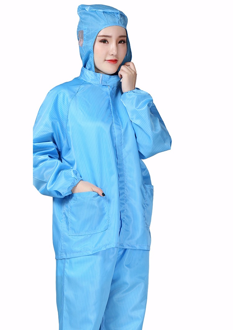 菡卿(hanqing)无尘服连体防尘服分体静电衣服工作服防护衣重复使用