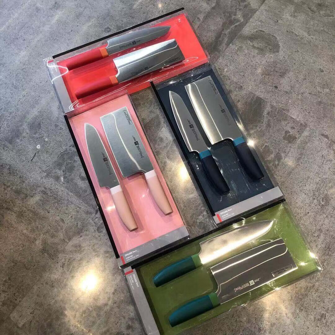 【包装破损】德国双立人now s系列2件套中片刀家用菜刀多用刀切菜切肉