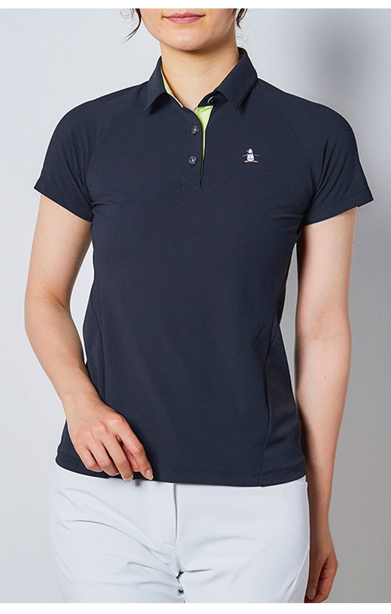 万星威(munsingwear)高尔夫服装女士短袖t恤夏季女装翻领短袖polo衫吸