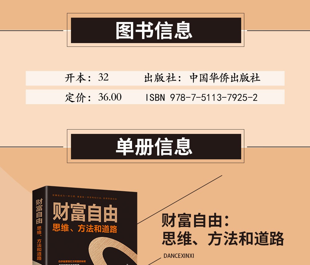 财富自由思维方法和道路正版连山著金融成功励志投资理财书籍获得思维