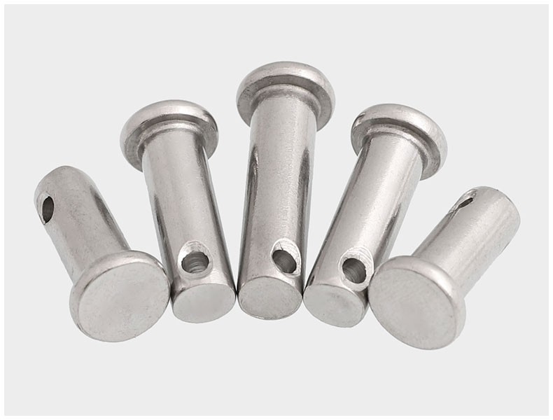 m3m4m5m6m8m10m12-m20 304不锈钢销轴 平头带孔圆柱销 定位销 销钉