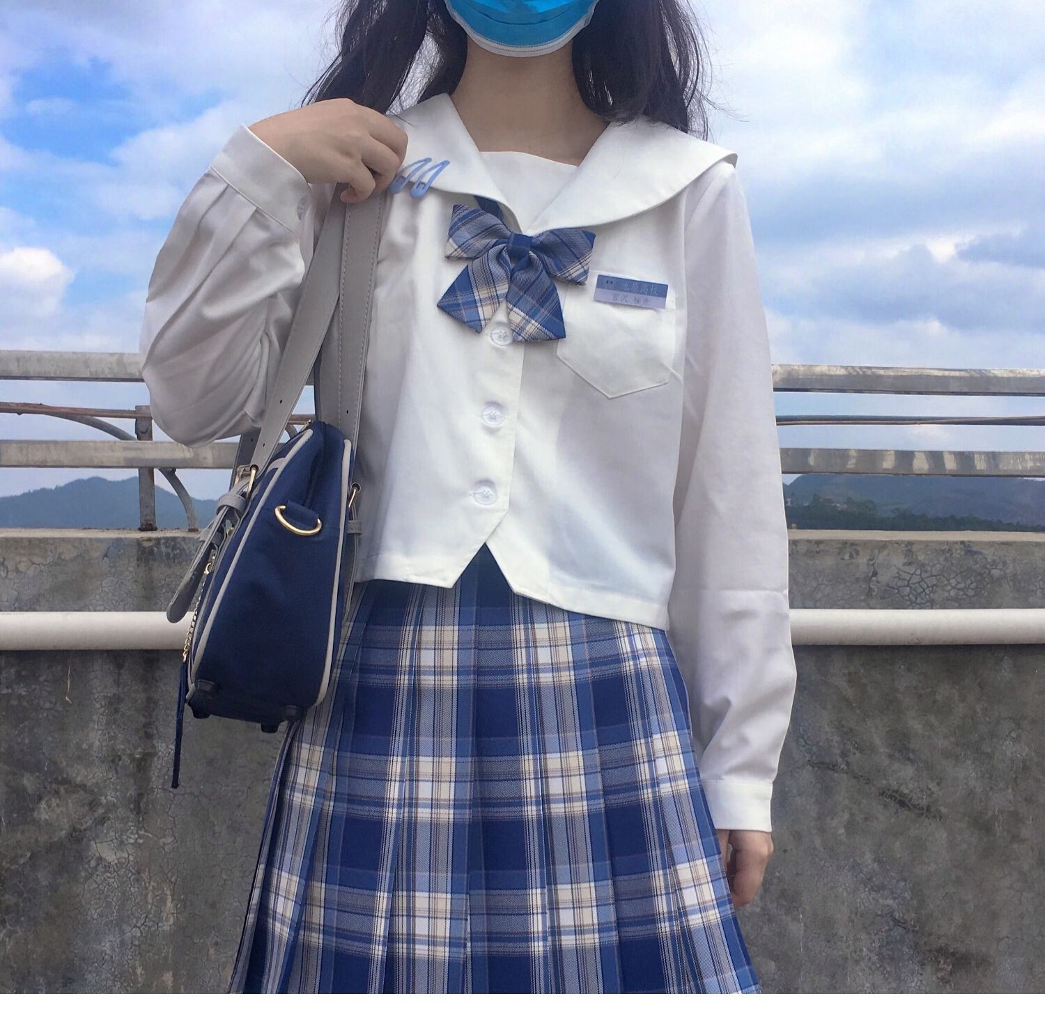 猫耳酱星野jk套装夏季中小学生正统jk制服正统格裙百褶裙小中大童夏天