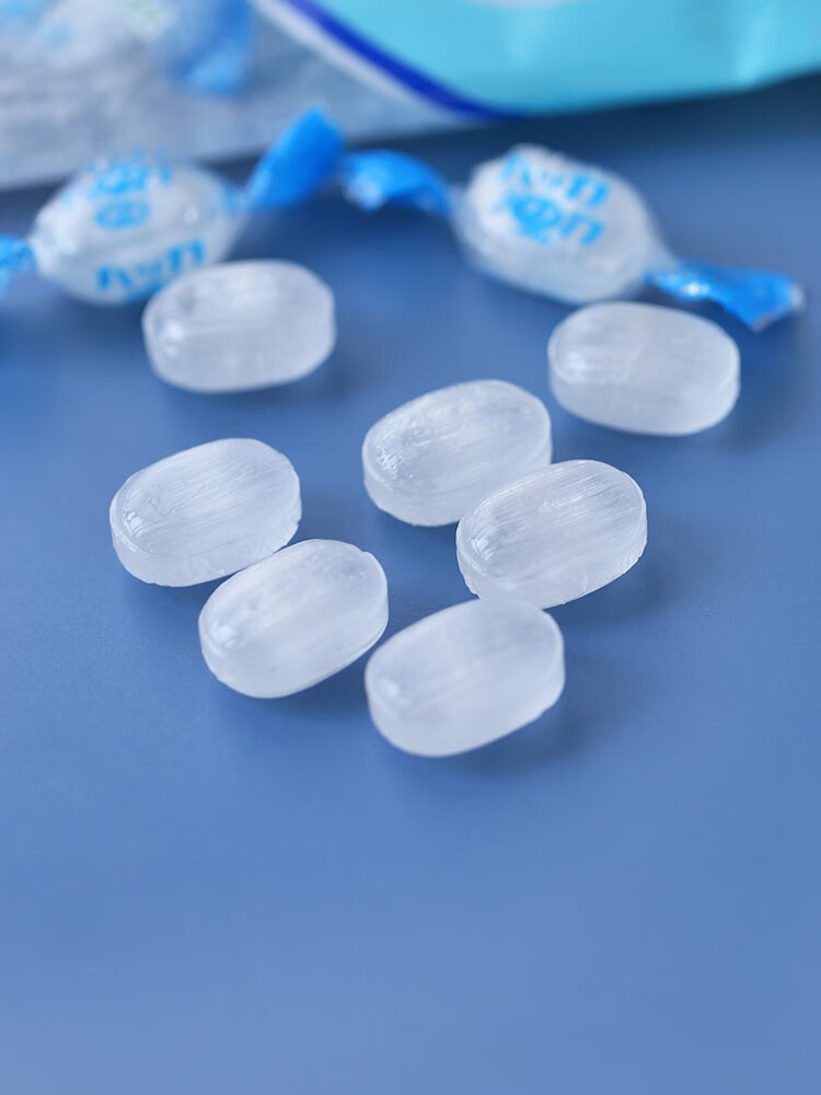 日本进口ribon理本透明清凉薄荷糖清爽润喉糖清新水晶喜糖薄荷味1袋