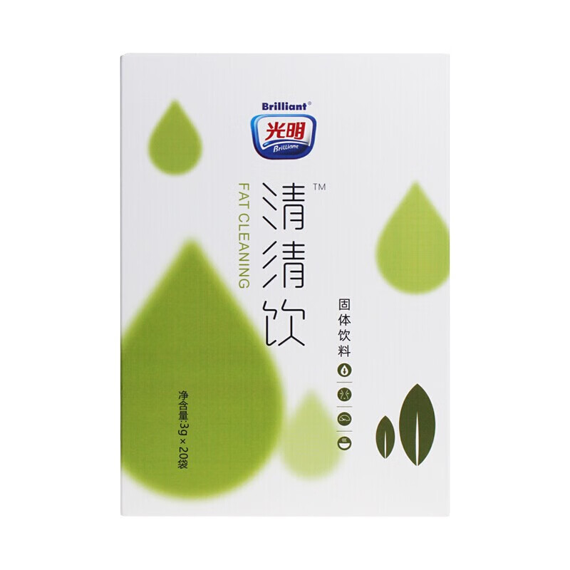 光明 清清饮健康固体饮料 光明-两盒装(40袋)【图片 价格 品牌 报价】