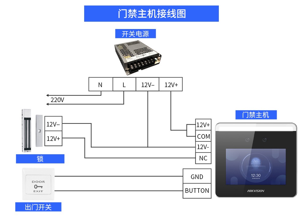 海康威视(hikvision) 人脸识别门禁一体机考勤机指纹打卡刷脸面部识别