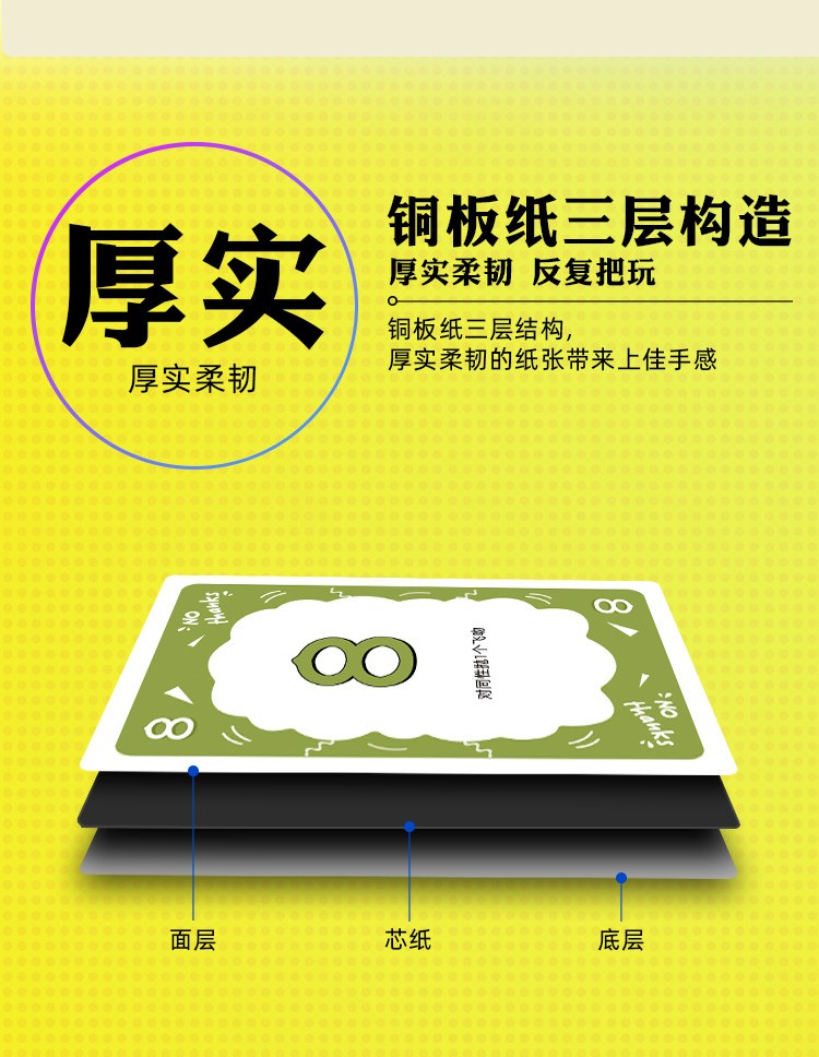 卡牌 no thanks 成人家庭休闲益智聚会桌面游戏 【塑封】不谢牌【图片