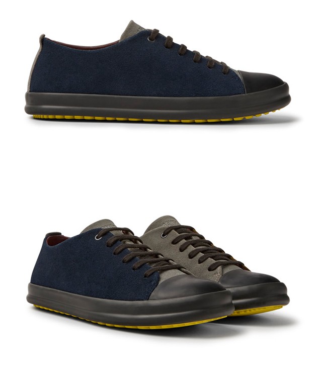 camper看步男鞋twins时尚休闲运动鞋经典舒适百搭潮流板鞋 灰色017 41