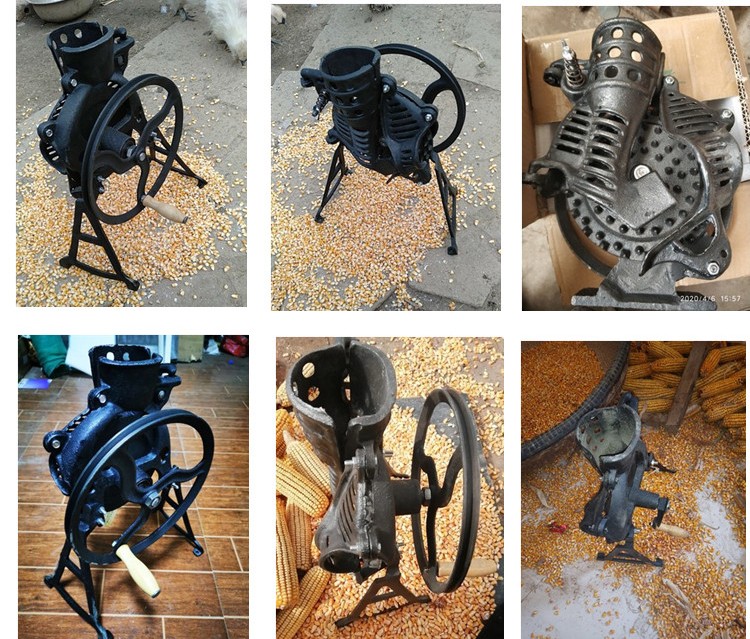 村舍手摇玉米脱粒机家用小型手动剥玉米神器电动两用玉米脱粒机高效纯