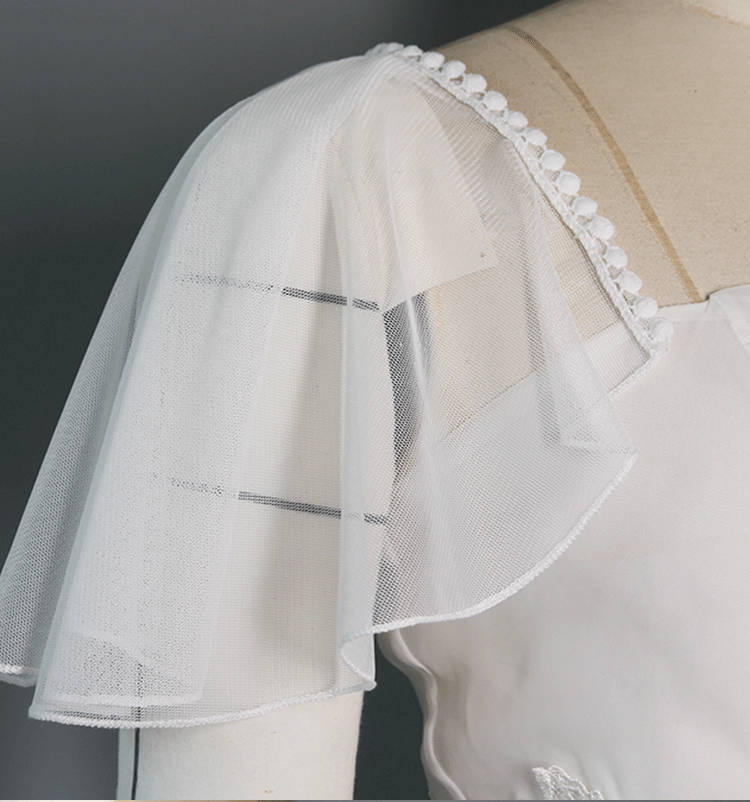 畅印遮大臂肉防晒假袖子装饰无袖吊带背心裙喇叭袖手臂套肩部服装diy