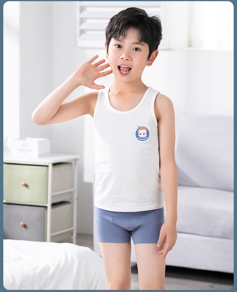 恒源祥青少年男士内裤男孩纯色棉质发育期大童短裤初高中学生夏季平角