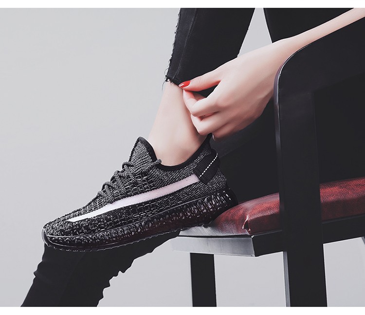 clawmoney2021真满天星350v2发光鞋走秀椰子鞋运动潮鞋满星白43