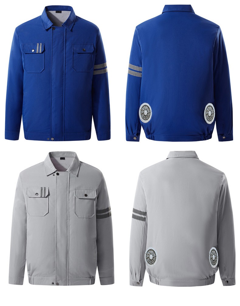 智棉迪 空调服工作服风扇衣服男降温服夏季风扇服带风扇的工作衣服