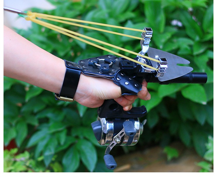 红外线射渔精准弹弓高精度激光弹工鱼鳔打鱼强力户外竞技专业专用比赛